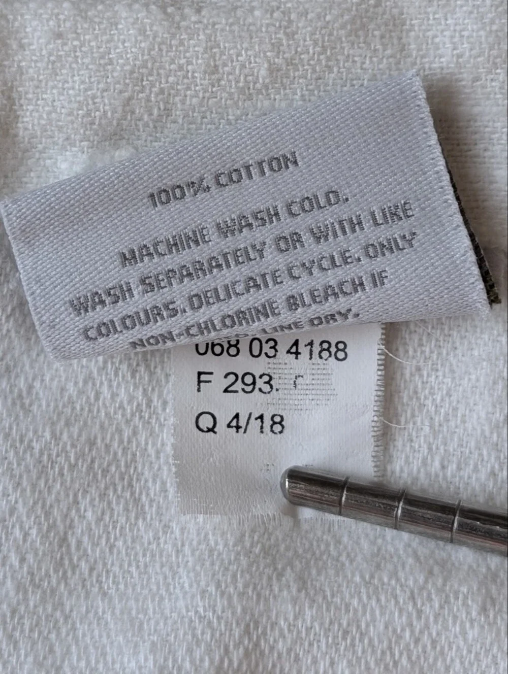 Threshold Target Leaf Gray Yellow Cream Curtain Rod 100% Cotton Size 78